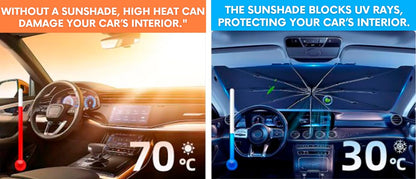 360° Windshield SunShade Umbrella for Car, UV Protection & Cooling